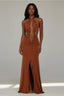 Delphi Maxi Dress Brown