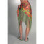 Terracotta Satin Fringe Skirt