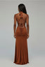 Delphi Maxi Dress Brown