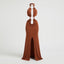 Delphi Maxi Dress Brown