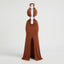 Delphi Maxi Dress Brown