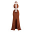 Delphi Maxi Dress Brown