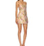 Jacquard Strapless Mini Floral